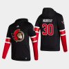 senators matt murray black 2021 reverse retro authentic pullover hoodie