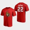 senators nikita zaitsev red authentic stack t shirt