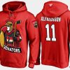 senators retireddaniel alfredsson cartoon team color red hoodie