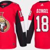 senators ryan dzingel home red jersey