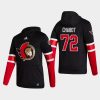 senators thomas chabot black 2021 reverse retro authentic pullover hoodie