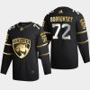 sergei bobrovsky panthers black authentic golden limited edition jersey