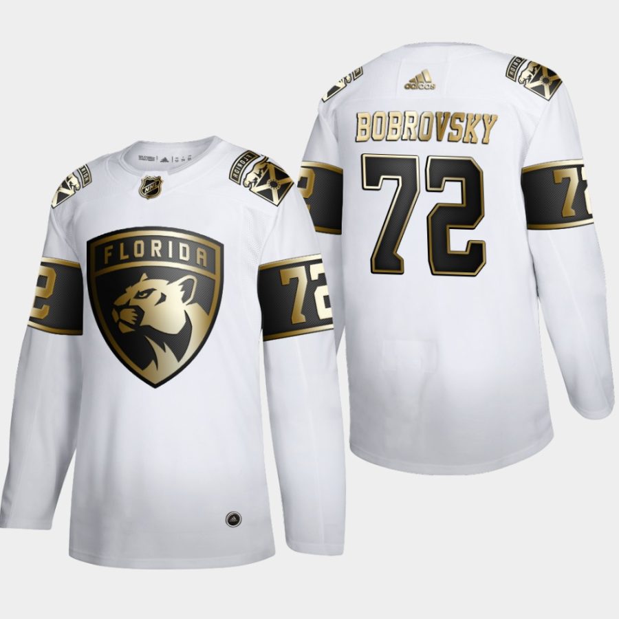 sergei bobrovsky panthers white nhl golden edition authentic jersey