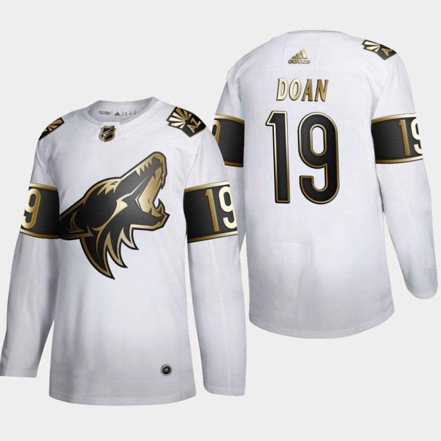 shane doan coyotes white nhl golden edition authentic retired jersey