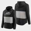 sharks black prep colorblock hoodie