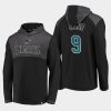 sharks evander kane black iconic marbled clutch pullover hoodie