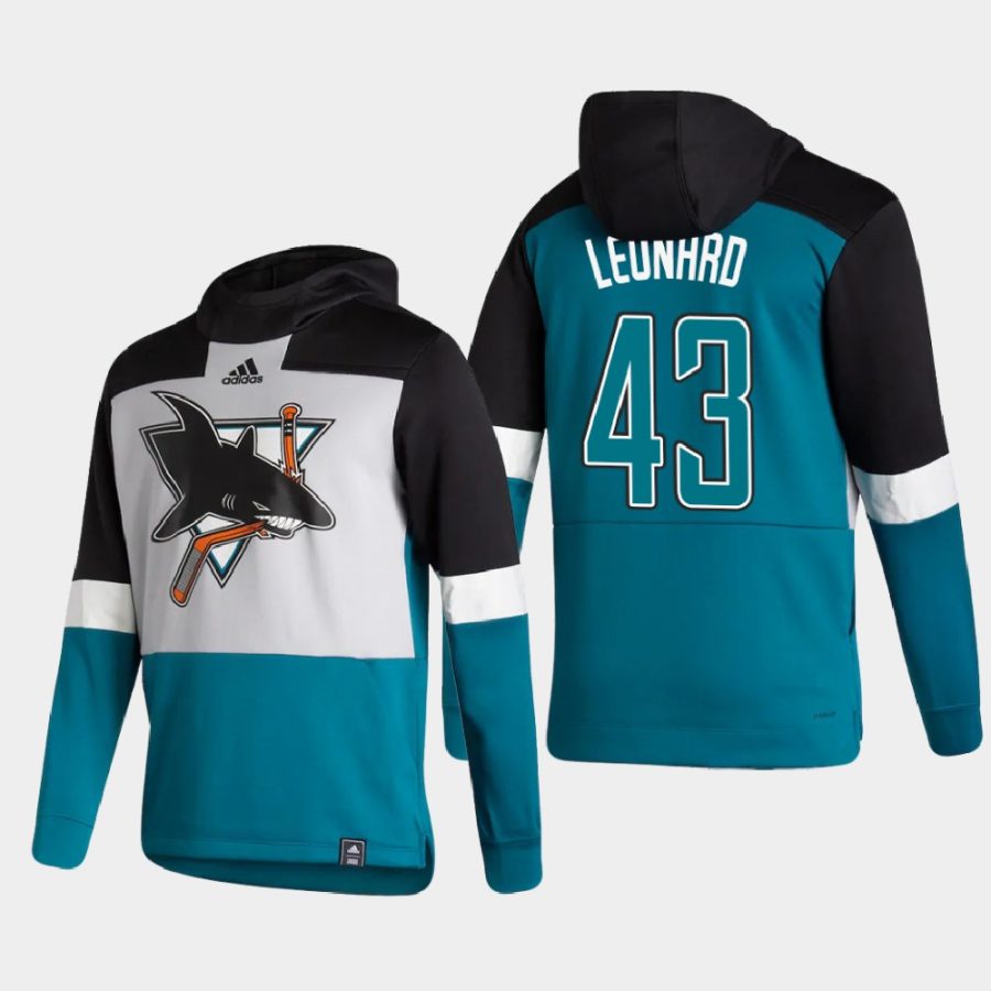 sharks john leonard gray 2021 reverse retro authentic pullover hoodie