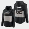 sharks kevin labanc black prep colorblock hoodie