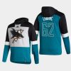 sharks kevin labanc teal 2021 reverse retro authentic pullover hoodie