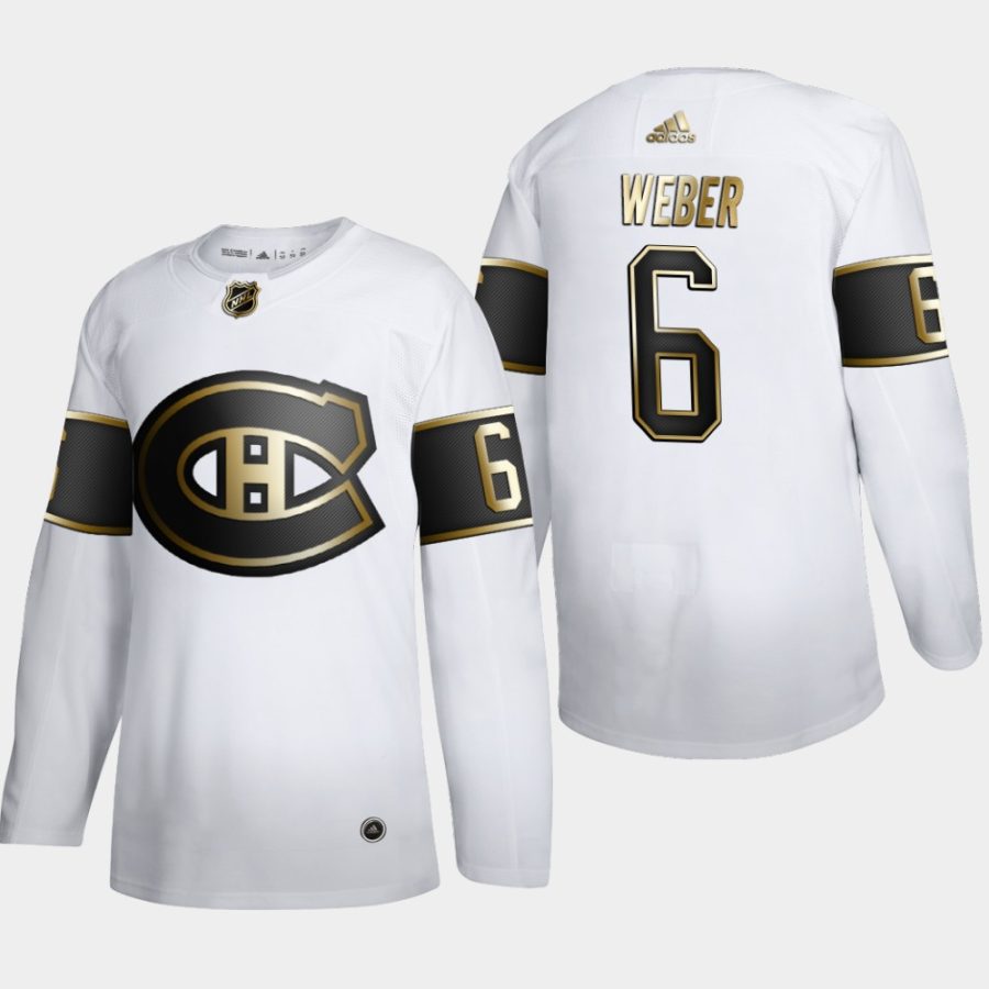 shea weber canadiens white nhl golden edition authentic jersey