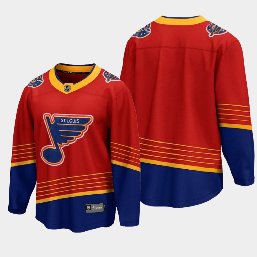 st. louis blues special edition 2020 21 breakaway blank jersey red