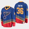 st. louis blues steven santini heritage 2021 jersey blue