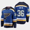 st. louis blues steven santini home 2021 jersey blue