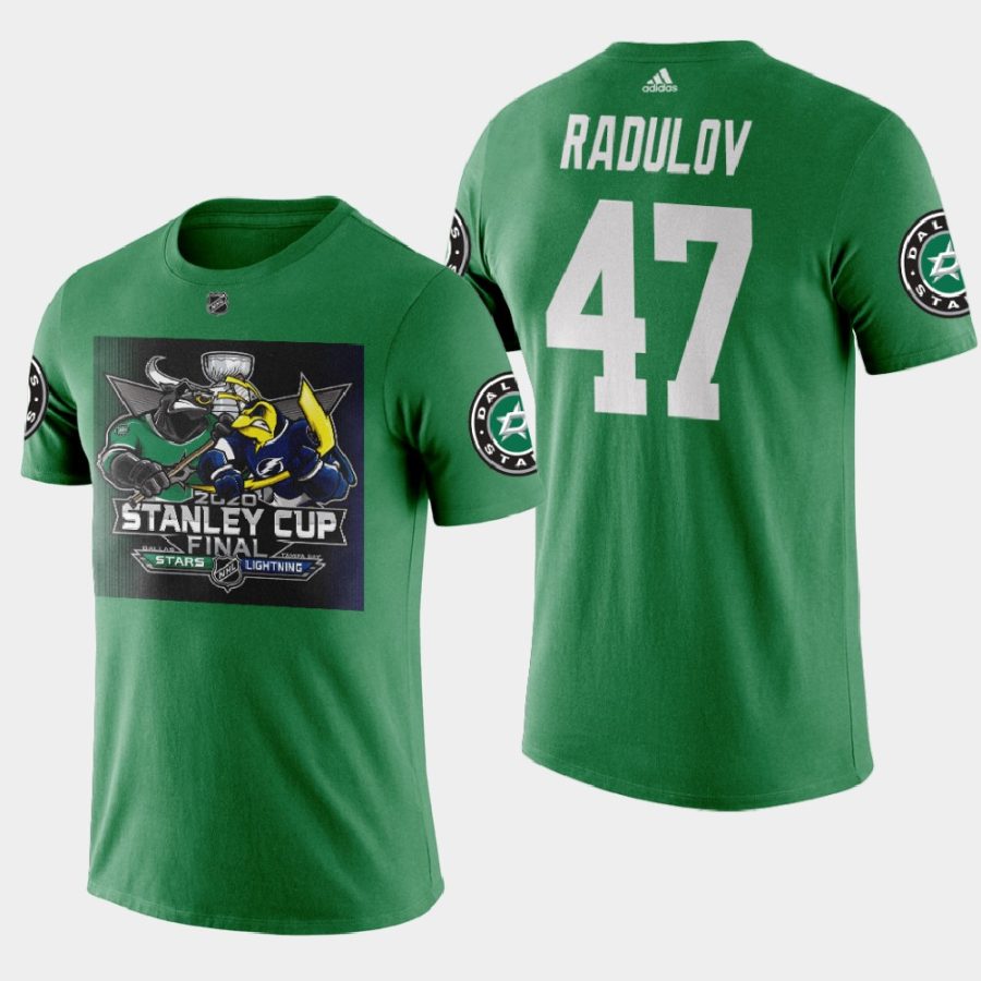 stars alexander radulov green vs lightning 2020 stanley cup final matchup cartoon t shirt