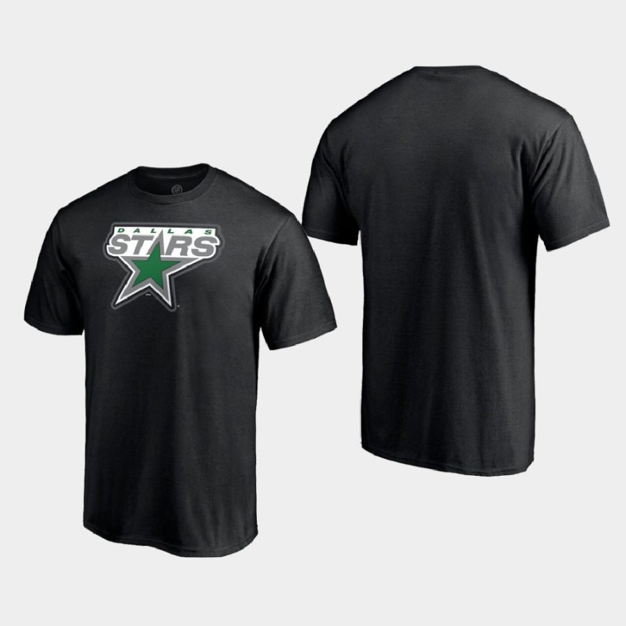 stars black special edition secondary logo t shirt