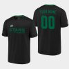 stars custom black 2020 21 locker room performance authentic pro t shirt