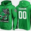 stars custom cartoon team color green hoodie