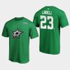 stars esa lindell kelly green 2020 stanley cup final authentic stack t shirt