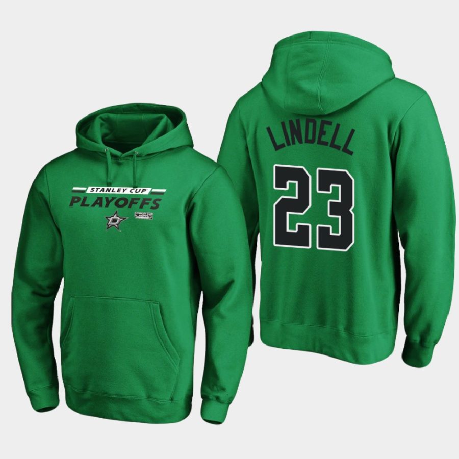 stars esa lindell kelly green 2020 stanley cup playoffs top cheddar pullover hoodie