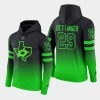 stars jake oettinger neon green black alternate blackout hoodie