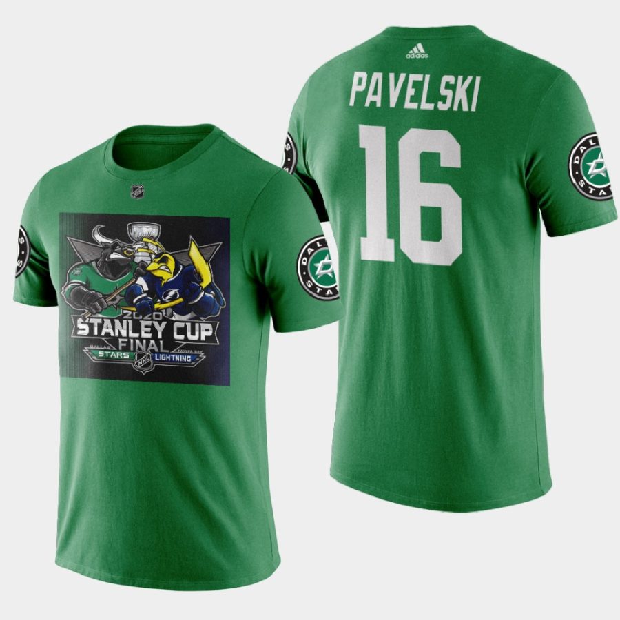 stars joe pavelski green vs lightning 2020 stanley cup final matchup cartoon t shirt