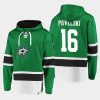 stars joe pavelski kelly green dasher player lace up hoodie