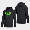 stars mens black alternate logo jersey inspired pullover hoodie