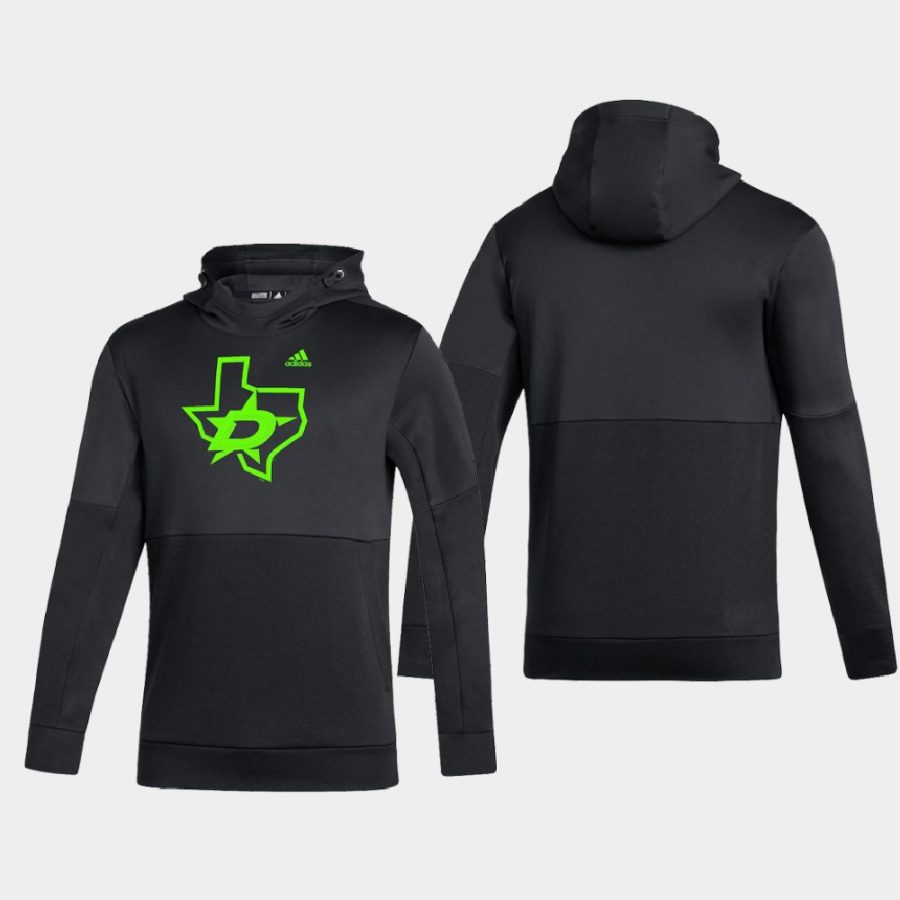 stars mens black alternate logo pullover hoodie