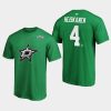 stars miro heiskanen kelly green 2020 stanley cup final authentic stack t shirt