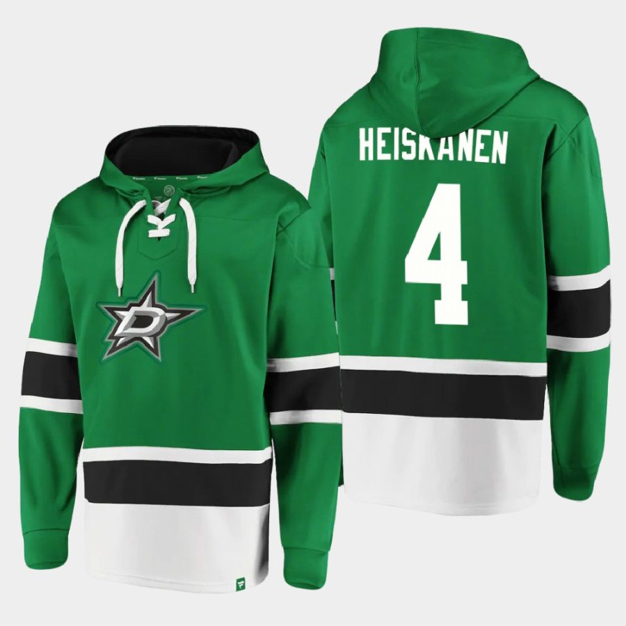 stars miro heiskanen kelly green dasher player lace up hoodie