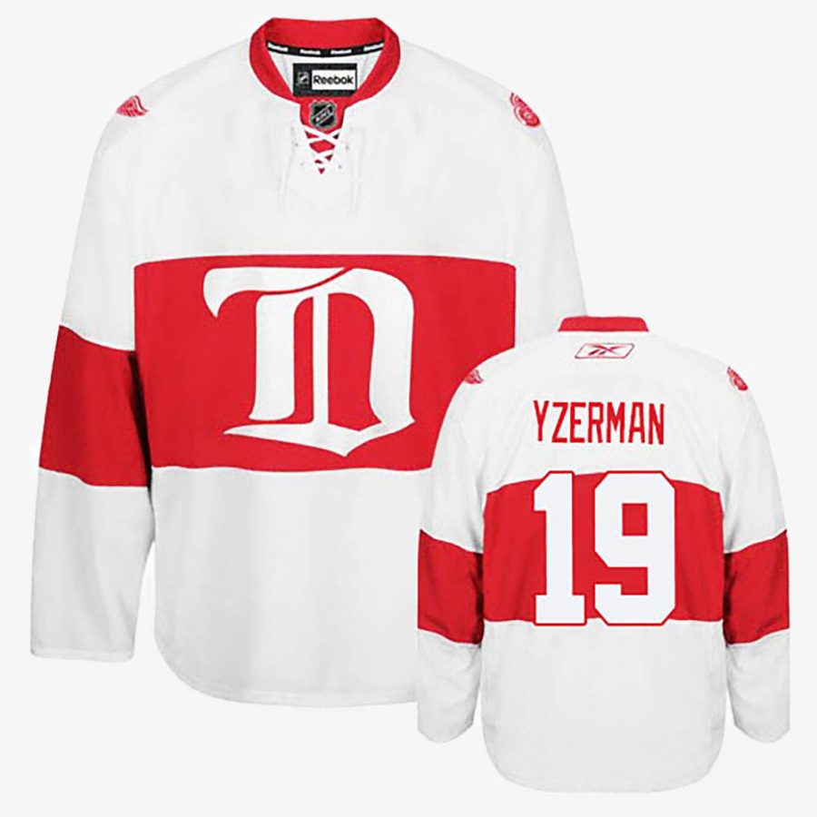 steve yzerman white jersey