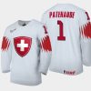 switzerland noah patenaude 2021 iihf world junior championship home jersey white