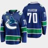 tanner pearson canucks blue 50th anniversary home jersey