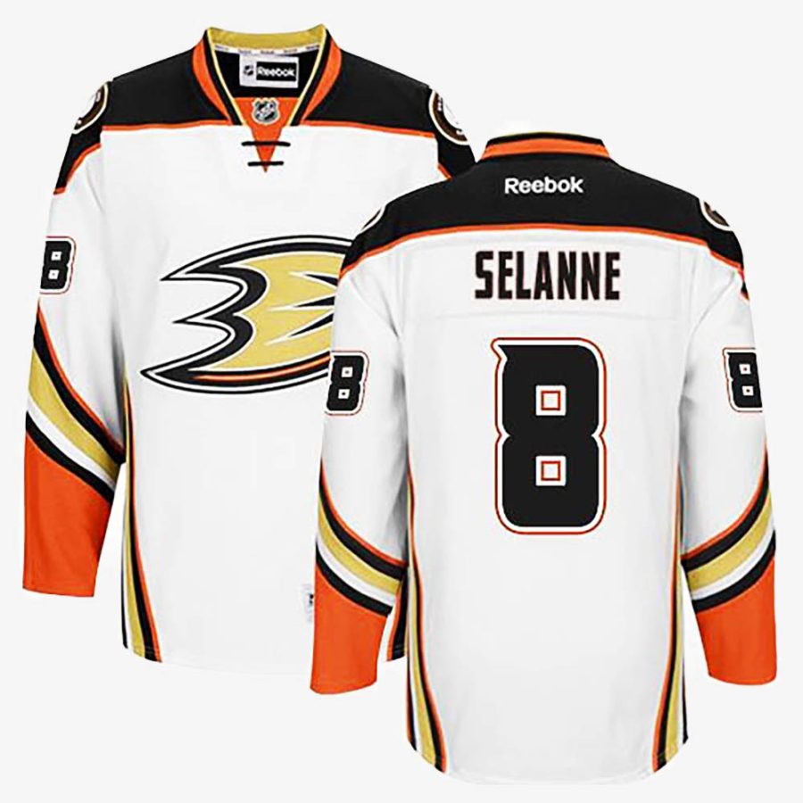 teemu selanne white youth jersey