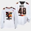 tomas hertl sharks white terry smith unite special warmup jersey