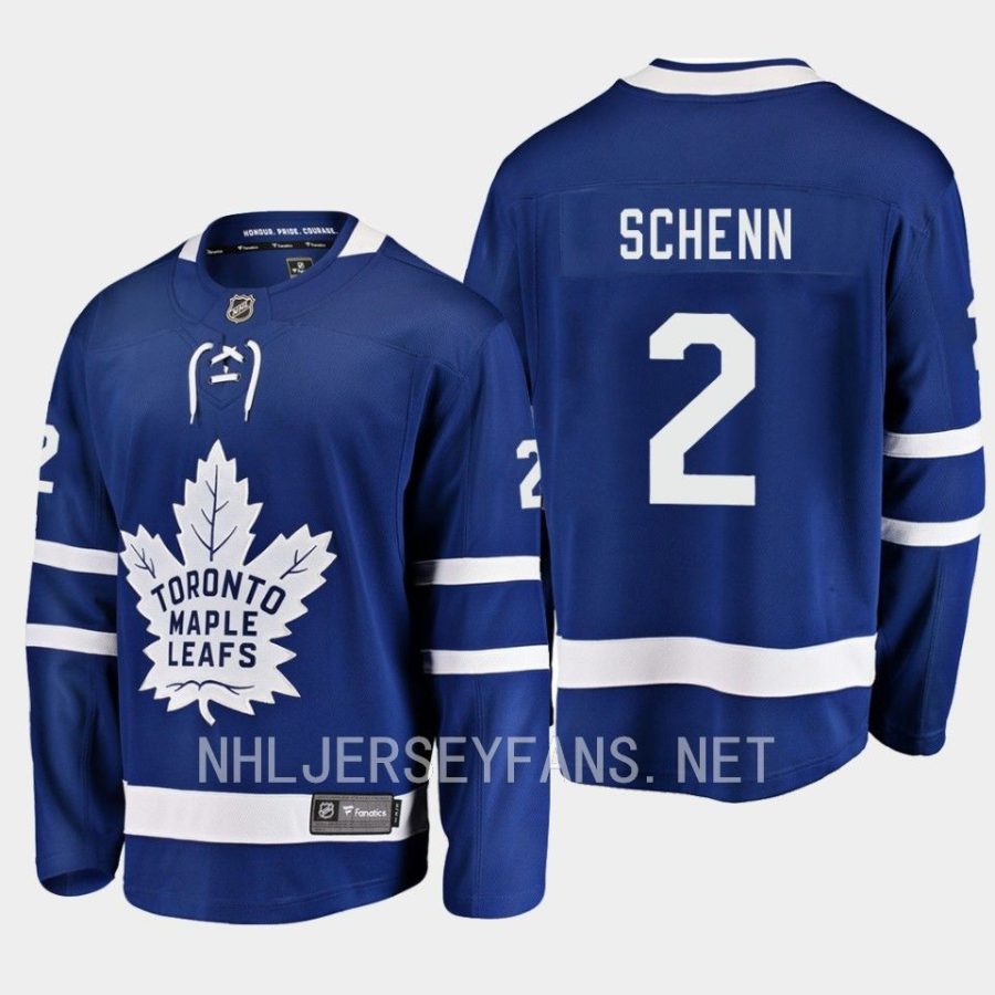 toronto maple leafs luke schenn home breakaway player jersey blue