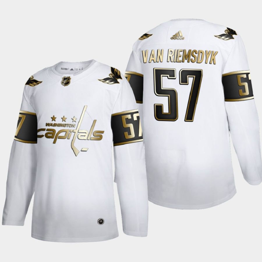 trevor van riemsdyk capitals white golden edition authentic player jersey