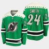 ty smith devils green 2021 st. patricks day jersey