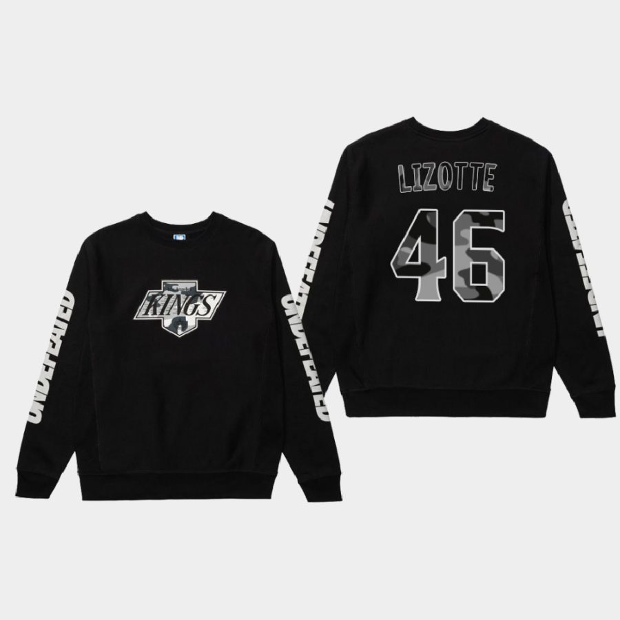 undefeated x la kings blake lizotte black warm up long sleeve t shirt