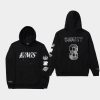 undefeated x la kings drew doughty black warm up hoodie