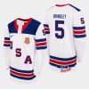 usa gavin brindley 2023 iihf world junior championship jersey white