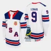 usa hockey ryan leonard 2024 iihf world junior champions jersey white