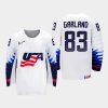 usa team conor garland 2021 iihf world championship home jersey white