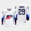 usa team gibson homer 2021 iihf u18 world championship home jersey white