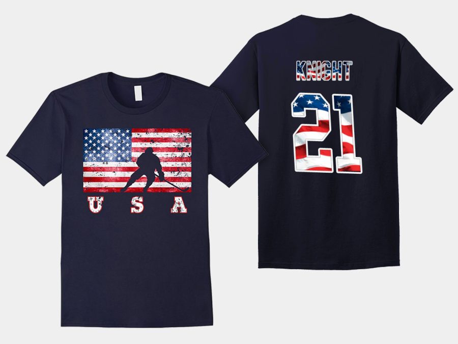 usa team hilary knight 2018 pyeongchang olympics navy player t shirt