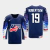 usa team jason robertson 2021 iihf world championship away jersey navy