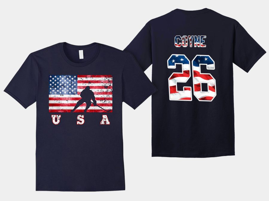 usa team kendall coyne 2018 pyeongchang olympics navy player t shirt