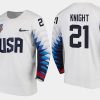 usa teamwomen usa team hilary knight 2018 pyeongchang olympics white player jersey