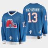 valeri nichushkin quebec nordiques blue vintage jersey