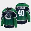 vancouver canucks elias pettersson special edition 2021 jersey green